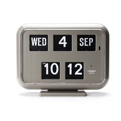 画像1: Twemco Digital Calendar Clock #QD-35 “Gray”