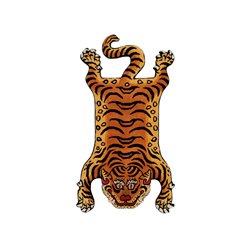 画像1: Tibetan Tiger Rug DTTR-02 Medium