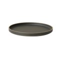 HASAMI PORCELAIN Plate 255mm Black