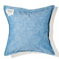 BasShu Cushion Cover Chambray BLUE