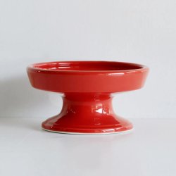 画像1: HASAMI FOOD BOWL 16cm RED