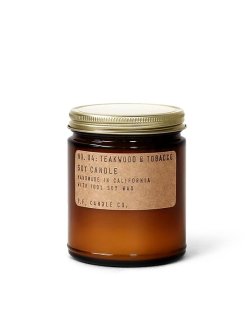 画像1: P.F. Candle Co. 7.2oz Soy Wax Candle TEAKWOOD&TOBACCO