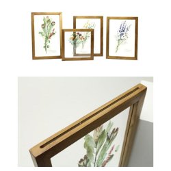 画像2: MONIQUE CHARTLAND GLASS FRAME FLOWER PURPLE