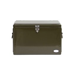 画像1: Metal Cooler Box Olive drab