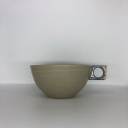画像1: huge ceramics Soup Cup
