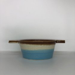 画像1: huge ceramics Bakeware Blue