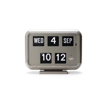 画像1: Twemco Digital Calendar Clock #QD-35 “Gray”