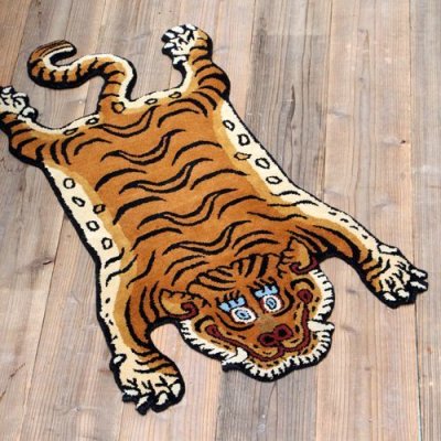 画像1: Tibetan Tiger Rug DTTR-01 Small