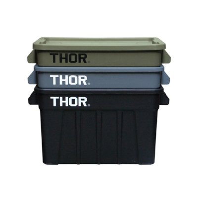 画像3: Thor Large Totes With Lid 75L Black