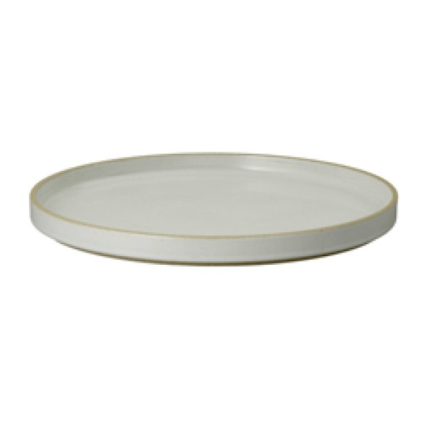 画像1: HASAMI PORCELAIN Plate 255mm Gloss gray (1)