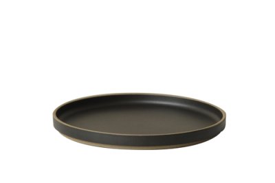 画像1: HASAMI PORCELAIN Plate 220mm Black