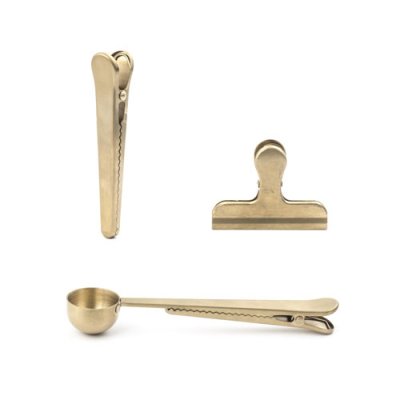 画像1: KIKKERLAND Brass Clip Set