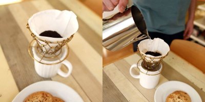 画像3: KIKKERLAND Brass Collapsible Coffee Dripper