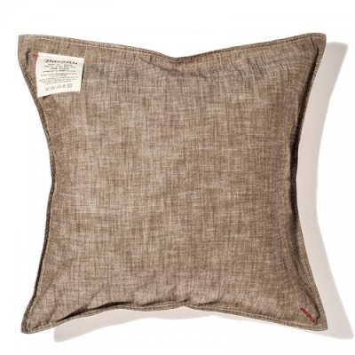 画像1: BasShu Cushion Cover Chambray KHAKI