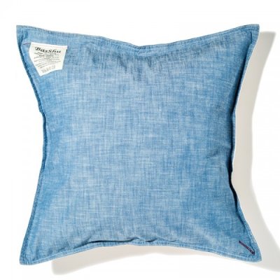 画像1: BasShu Cushion Cover Chambray BLUE