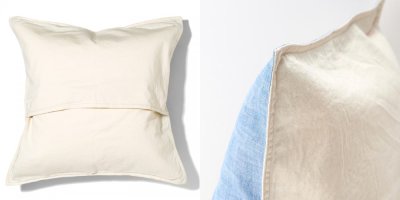 画像3: BasShu Cushion Cover Chambray BLUE