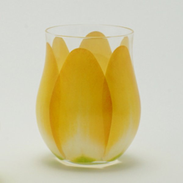 画像1: Floyd Tulip Glass 1pc Yellow (1)