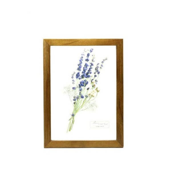 画像1: MONIQUE CHARTLAND GLASS FRAME FLOWER PURPLE (1)